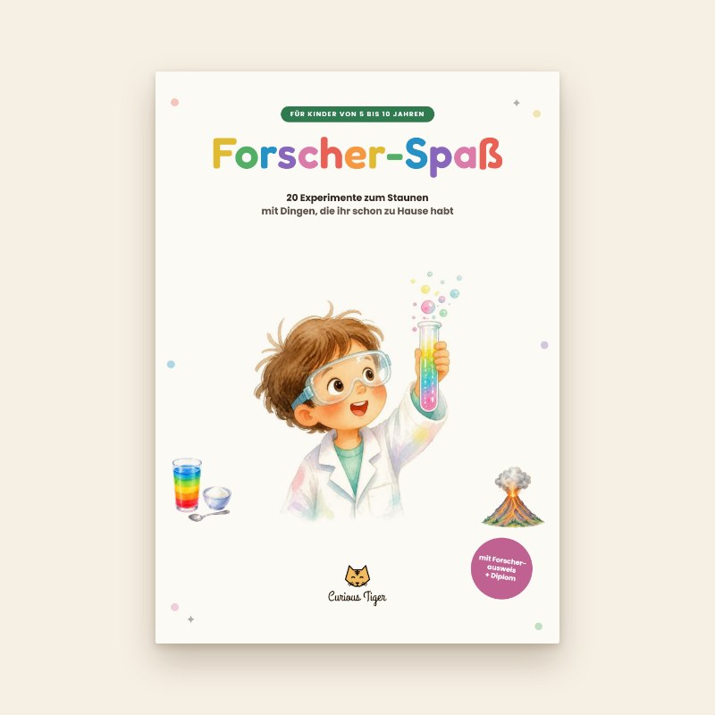 Arbeitsheft Forscher-Spaß: 20 Experimente